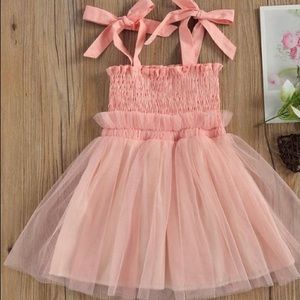 Peach only mesh cami dress